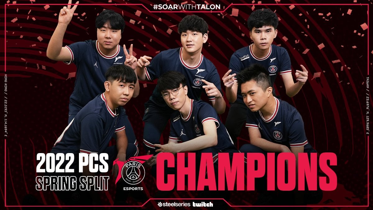 PSG Talon will represent PCS at MSI 2022